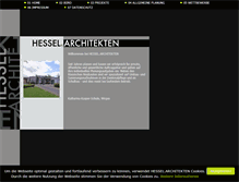 Tablet Screenshot of hessel-architekten.de